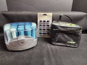 lot 235 image: Conair Hot Roller Set with Hair Clips and Storage Case