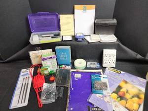lot 245 image: Office Supply Lot - Art Supplies, and Desk Accessories