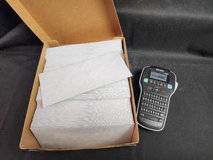 lot 246 image: DYMO Label Manager Label Maker with Legal Size Envelopes