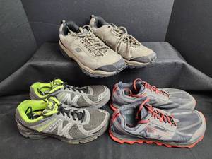 lot 248 image: 3 Pair Mens Size 12 Wide Shoes