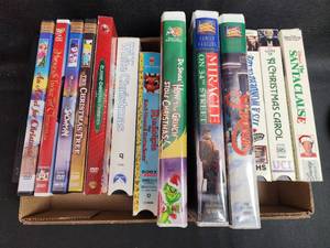 lot 284 image: Classic Holiday Movie Collection - DVD & VHS Mixed Lot