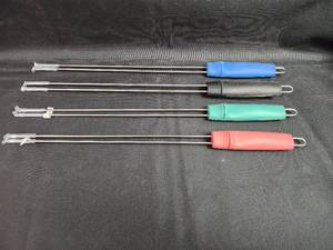 lot 98 image: Set of 4 Skewers with Colored Handles
