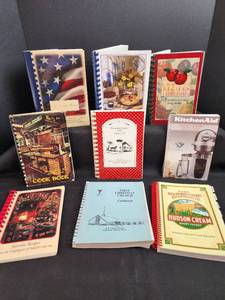 lot 116 image: Collection of Community and Church Cookbooks with KitchenAid Manual