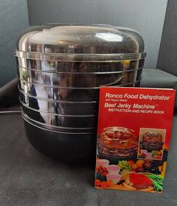lot 140 image: Ronco Food Dehydrator with Manual