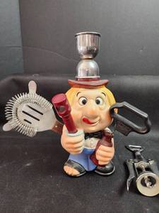 lot 169 image: Bartender Character Bar Tool Set Holder