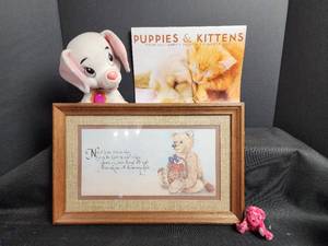 lot 784 image: Framed Childrens Prayer Art Print, Calendars and More