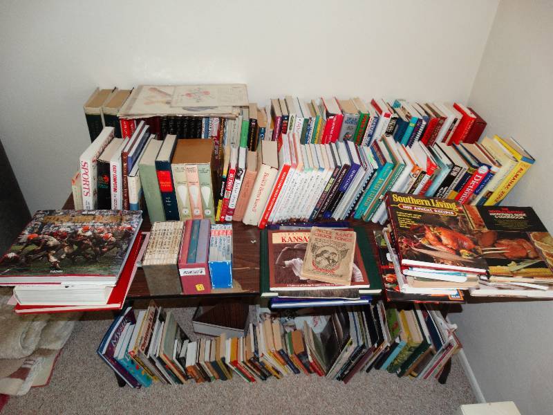 lot 216 image: Huge lot of books, cookbooks, sets