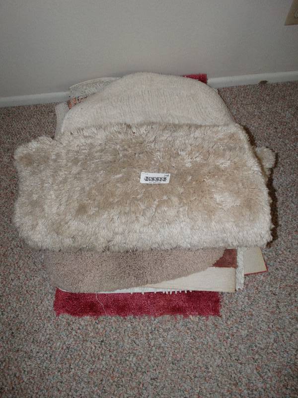 lot 218 image: Lot of bath rugs