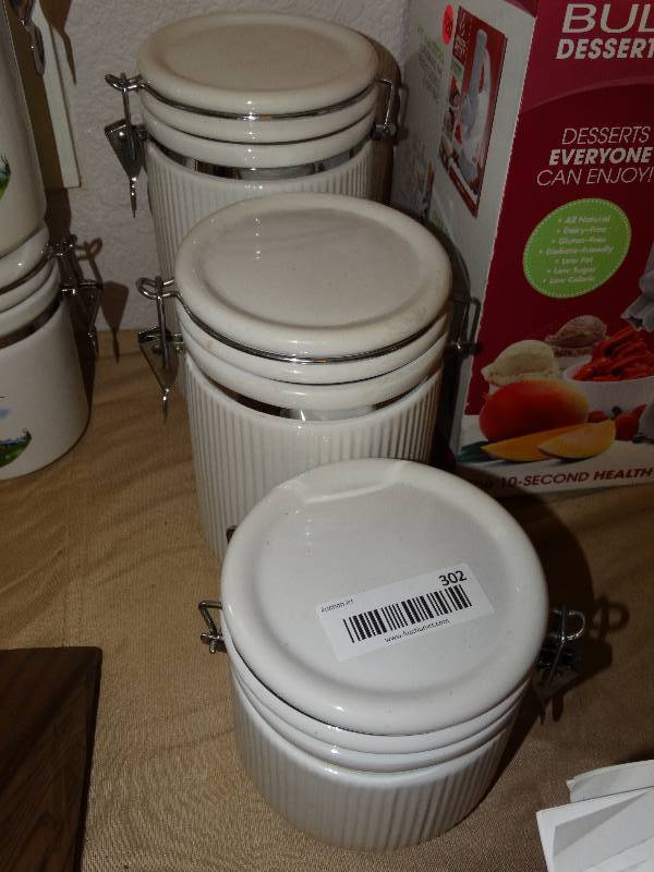 lot 302 image: Set of canisters