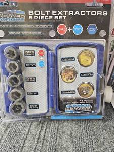 lot 269 image: Power Torque Bolt Extractors 5-piece Set 38in. Drive Ptt0021