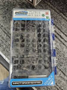 lot 280 image: Power Torque 75-Piece Impact Bit Set PTT0041 with Double Sided Flip Case