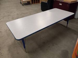 lot 6923 image: (4) Kids Tables With Metal Legs