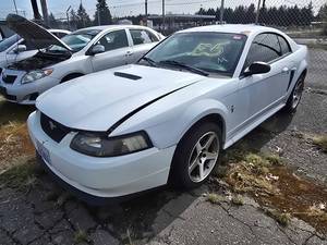 lot 12577 image: 2001 Mustang, 5 Speed Manual  WHITE