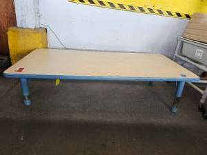 lot 22008 image: Rectangle Childrens Table, Adjustable Height