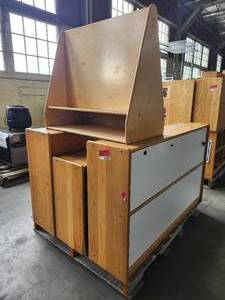 lot 22059 image: (4) Assorted Childrens Shelves on Pallet