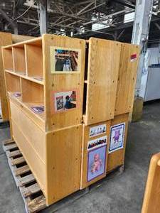 lot 22060 image: (6) Assorted Childrens Shelves on Pallet