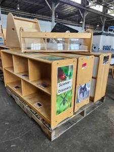 lot 22063 image: (4) Assorted Childrens Shelves on Pallet