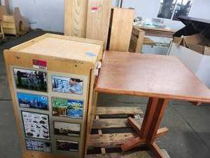 lot 22065 image: (2) Cabinet and Table