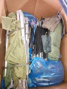 lot 22086 image: Large Lot of Tents, Frame Components and More