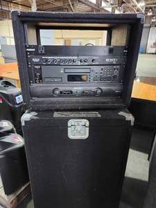 lot 22144 image: Professional Audio Rack System with Furman, Rolls, Denon, Samson Components in Odyssey Case