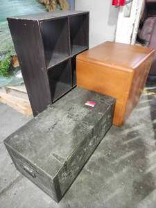 lot 22205 image: Commercial Storage Lot - Cubby Shelf, Military Box, File Cabinet
