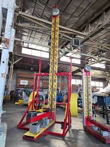 lot 12635 image: High Striker Carnival Game Machine with 15ft Tower