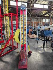 lot 12636 image: Carnival High Striker Strength Test Game Machine