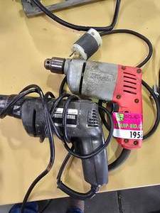 lot 19560 image: Milwaukee And Black & Decker 38 Drills