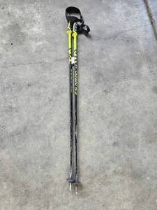 lot 19632 image: Salomon 50-inch Ski Poles with Ergonomic Grips