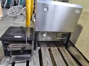 lot 19644 image: Silver King Milk Cooler And Superior Conveyor Toaster