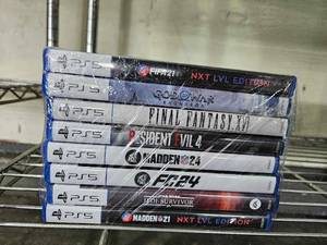 lot 21704 image: Assorted Lot Of Ps5 Games