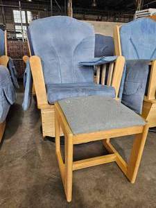 lot 21753 image: Foundation Rocking Chair W Foot stool