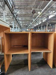 lot 21759 image: (2) Standing Wooden Desk