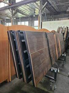lot 21782 image: (5) Rectangular Folding Tables W Rack