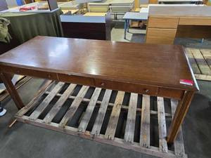 lot 21798 image: Wooden Office Desk 72x30