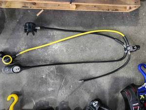 lot 12768 image: (1) Aqua Lung Scuba Regulator Set with Pressure Gauge