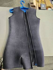 lot 19777 image: Neoprene Wetsuit Shorty with Blue Interior Lining Size Lg