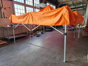 lot 22092 image: KD Kanopy 10ft x 20ft Red