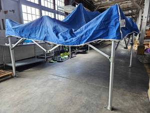 lot 22095 image: KD Kanopy Aluminum Fram Canopy 10ft X 20ft