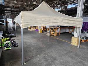 lot 22100 image: KD Kanopy Aluminum Frame 10ft X 10ft