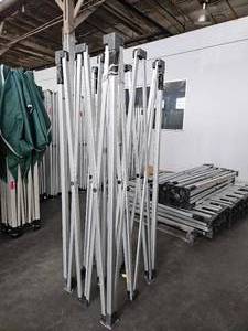 lot 22111 image: KD Kanopy Aluminum Frame 10ft X 10ft