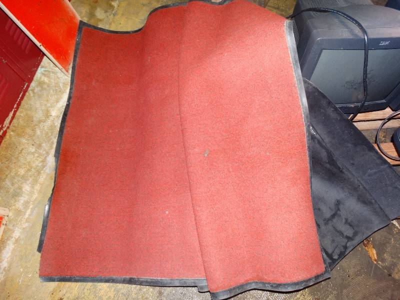 lot 561 image: 2 floor mats rugs