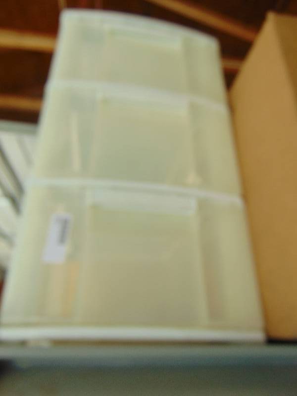 lot 2000 image: 3- drawer plastic storage chest