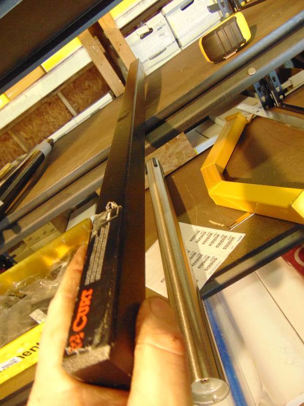 lot 2074 image: (1) Curt Steel Bar, approx. 35-12 x 1-14 square