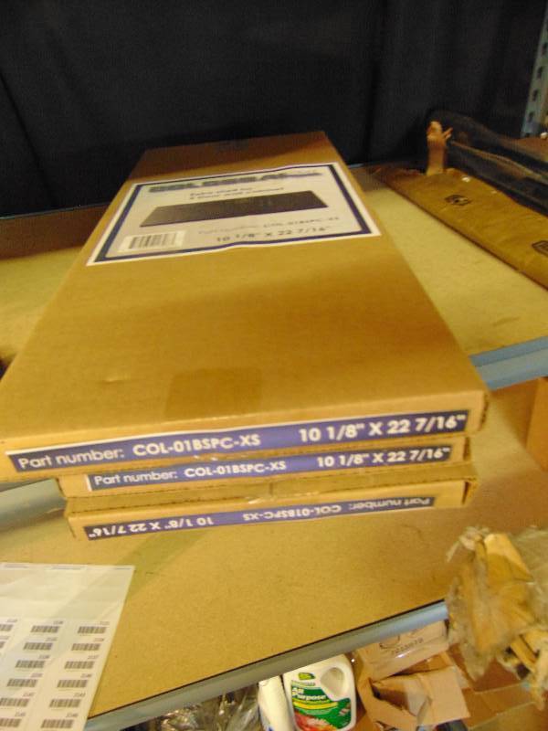 lot 2128 image: (4) ct. lot Colossal Cabinet Shelves, 10-12 x 22-716, PN COL-0IBSPC-XS