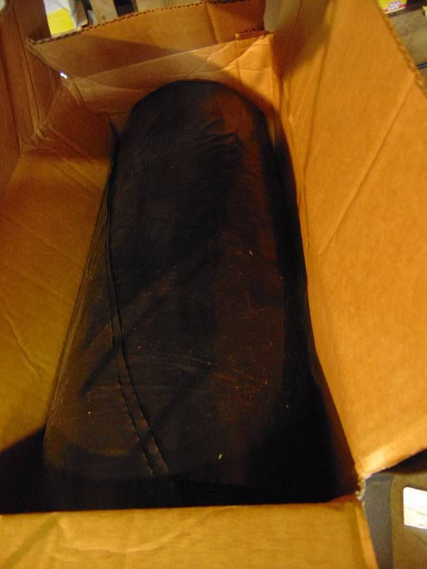 lot 2137 image: (1) roll Husky Black Quality Sheeting, 3 x 1000