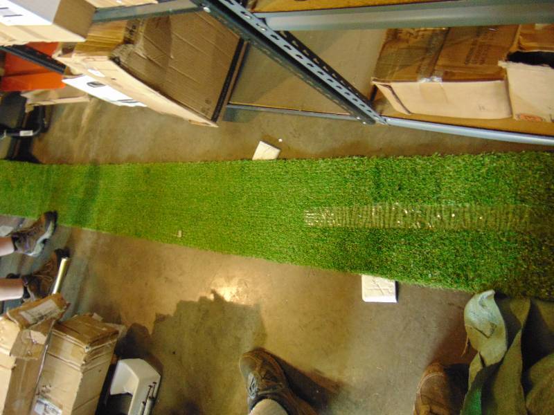 lot 2149 image: (8) ct. lot artificial turf runner, PN RUN_GRN01, 9 x 1 (72 sq. ft. total)