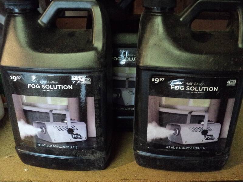 lot 2169 image: (3) bottles fog solution, 12 gallon size bottles