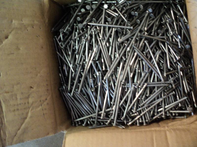 lot 2176 image: (1) ox Grip-Tite Nails, 50 lbs box, Bright Common, 12 D, 3-14