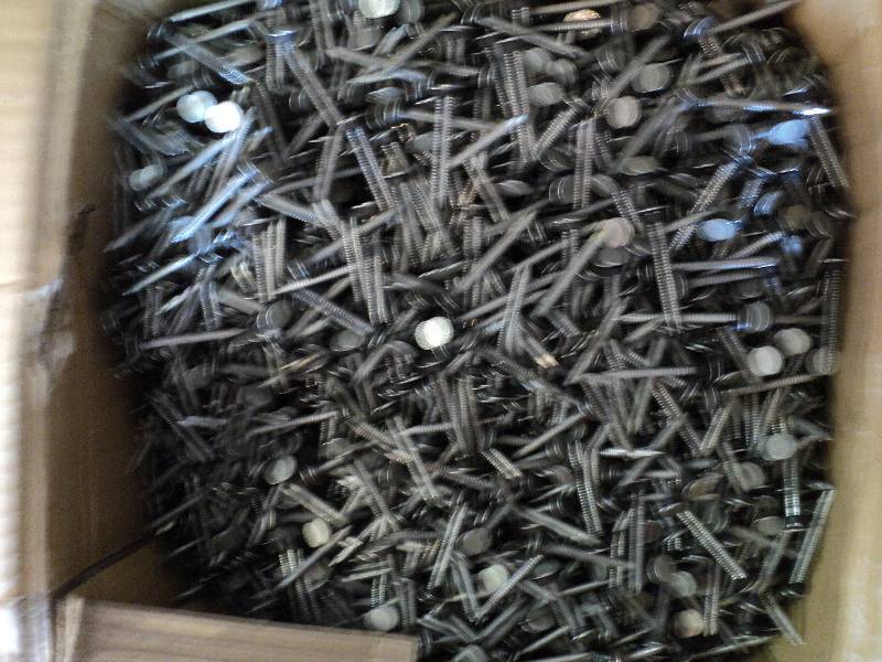 lot 2177 image: (1) box nails w neo-washers, 50 lbs box, 10 gauge, 1-34